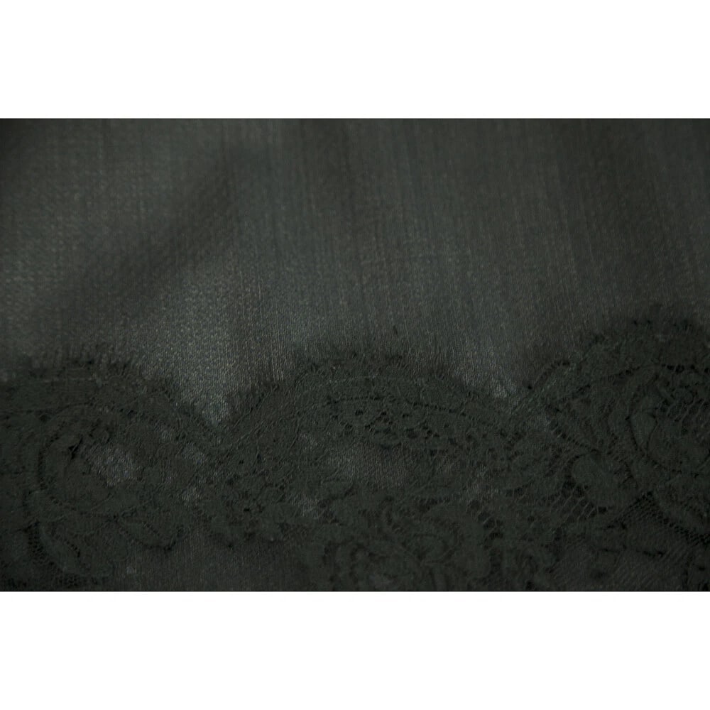 Dondup Blue Black Lace Trim Cocktail Wool Sleeveless Mini Dress size 40 - 6