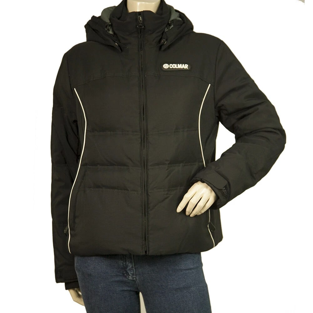 Colmar Black Quilted Ski Winter Hooded Zipper Down Jacket size 42: Title:Colmar Black Quilted Ski Winter Hooded Zipper Down Jacket size 42 Description:Colmar Black Quilted Ski Winter Hooded Zipper Down Jacket size 42 Colmar is famous for original sport design and qua