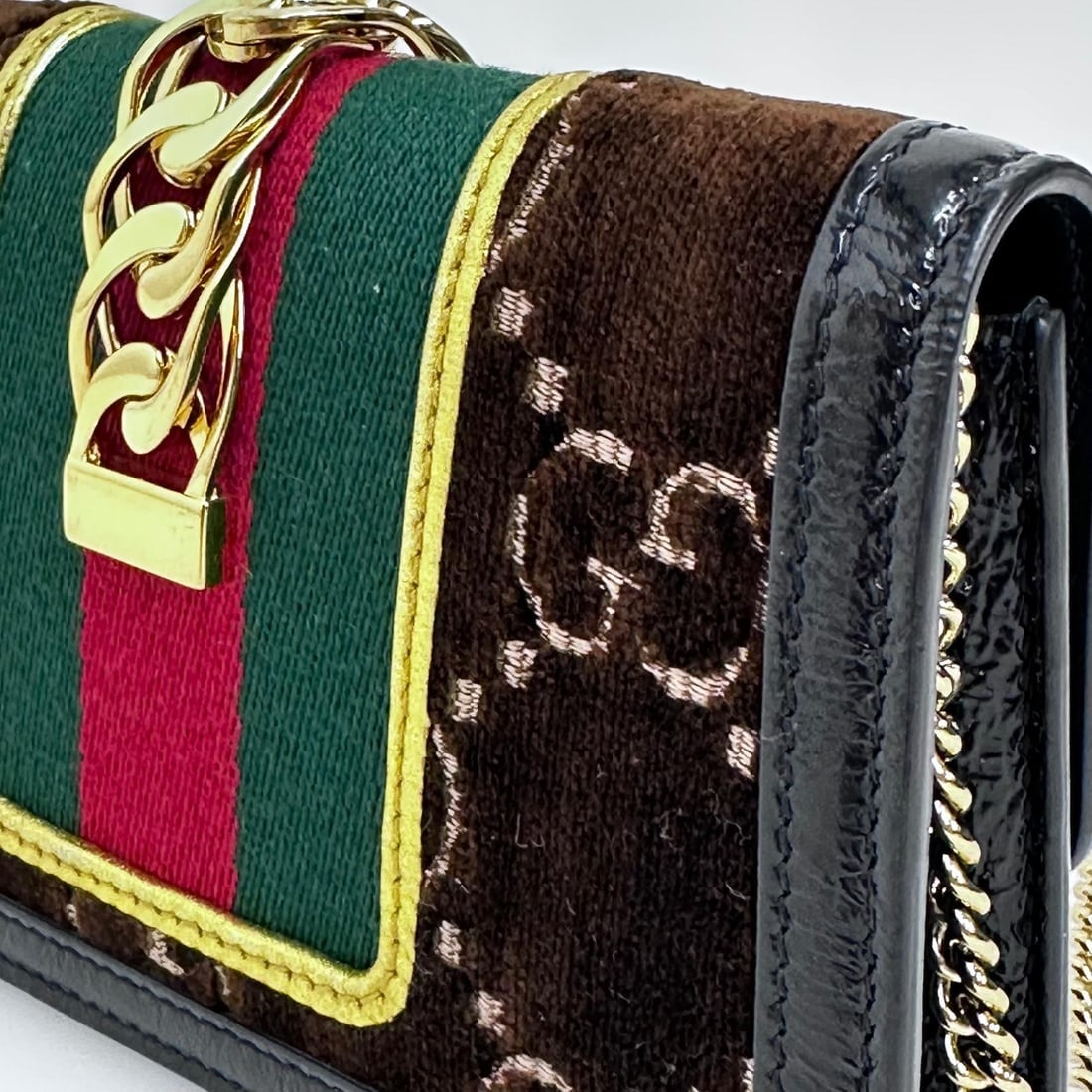 GUCCI Sylvie Mini Bag in GG Velvet - 5