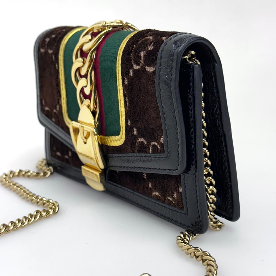 GUCCI Sylvie Mini Bag in GG Velvet - 6