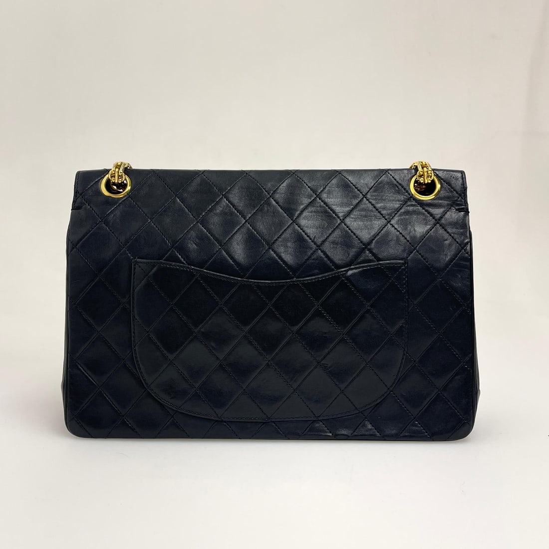 CHANEL Timeless Classic Double Flap in Black Lambskin - 4