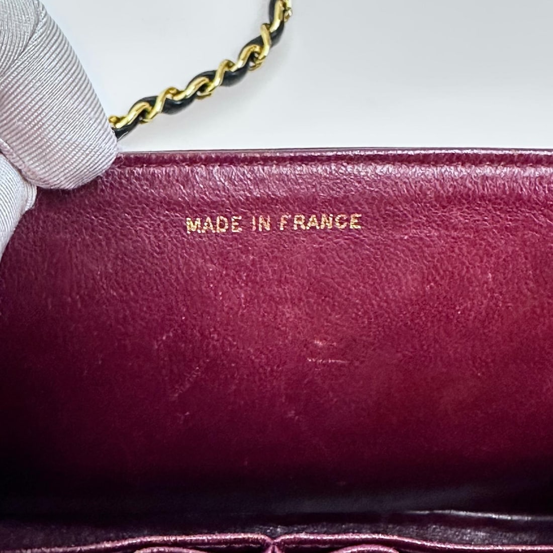 CHANEL Vintage Black Leather Single Flap with Gold Hardware - 16