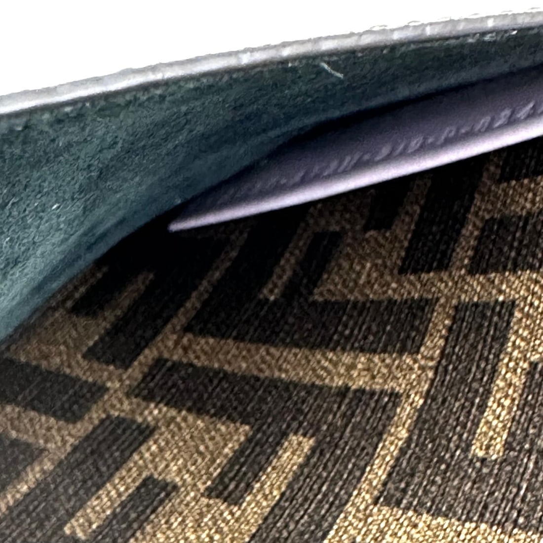 FENDI Peekaboo Regular in Lilac Gradient Leather with Silver Trim - 16