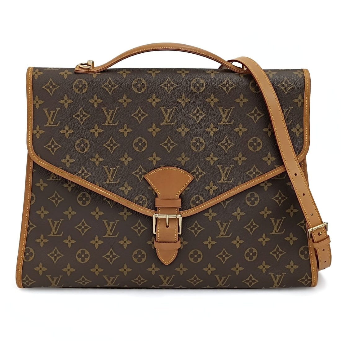 LOUIS VUITTON Beverly monogram shoulder bag: Title: LOUIS VUITTON Beverly monogram shoulder bagMaterial:Coated canvasDimensions: DIMENSIONS: L: 43 cm - H: 32 cm - W: 11 cmDescription:(5885B310). Louis Vuitton Beverly monogram shoulder