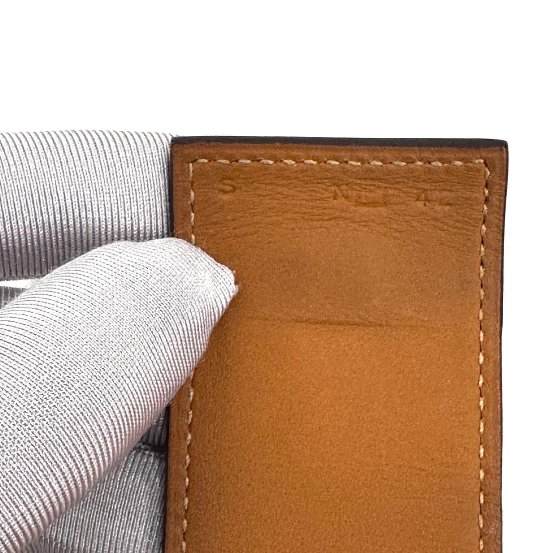 HERMES Collier de Chien Bracelet in Red Epsom Leather with Gold Finish - 10