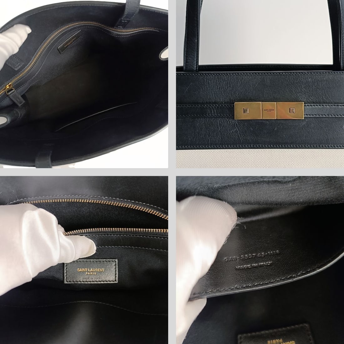 SAINT LAURENT Manhattan Top Handle shoulder bag - 5