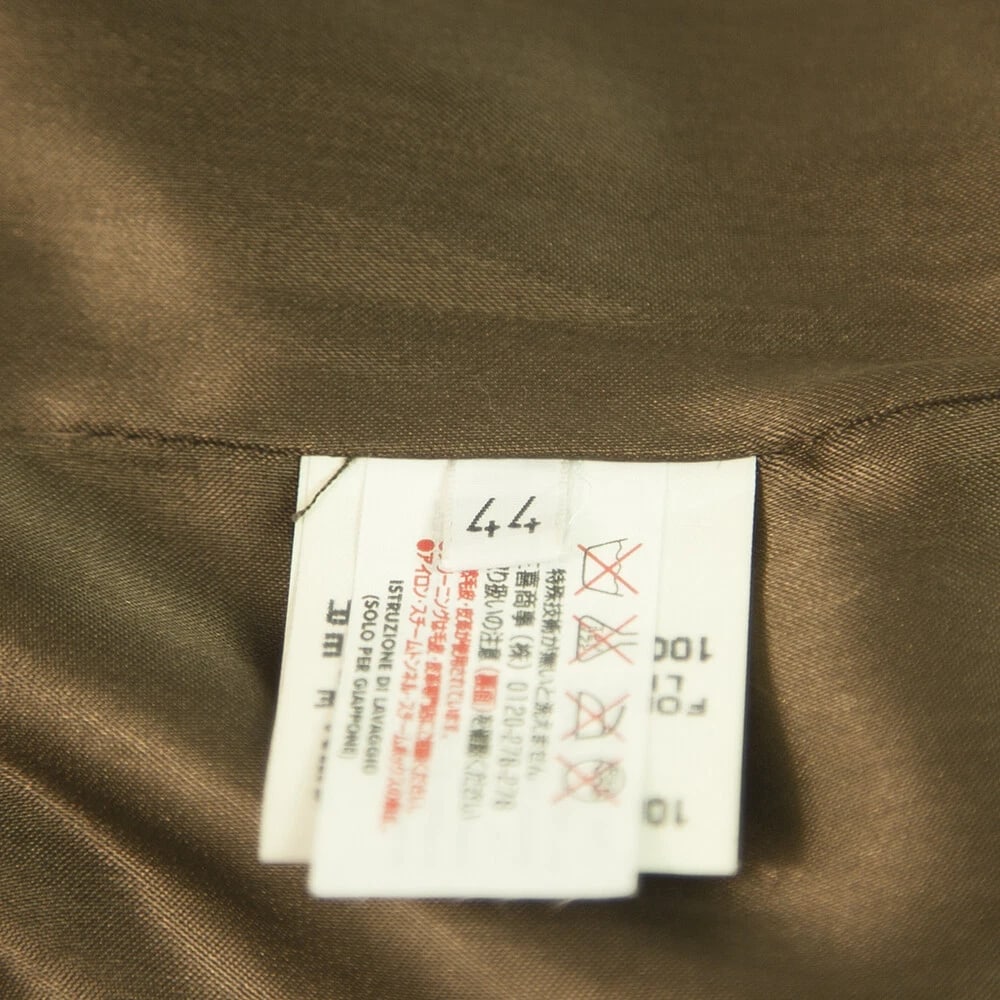 LALTRAMODA Chocolate Brown Mink Fur Cardigan Jacket Size 44 w. thin leather belt - 5