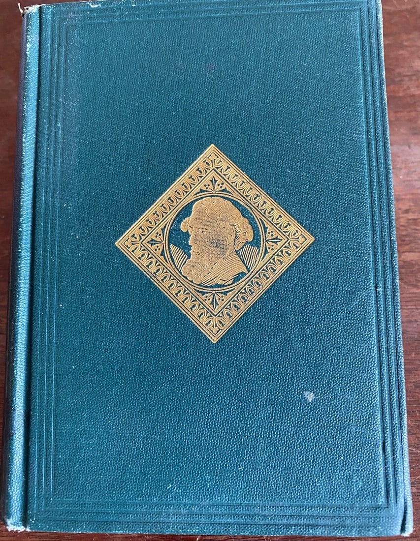 Dickens' Works Illustrated Little Dorrit James R. Osgood & Co. Boston 1875 HC: Dicken’s Works Illustrated Uncommercial Traveller Etc. James R. Osgood and Co. Boston 1875 Hardcover Green cloth boards with embossed design to front & back covers, gilt image of Dickens on fron