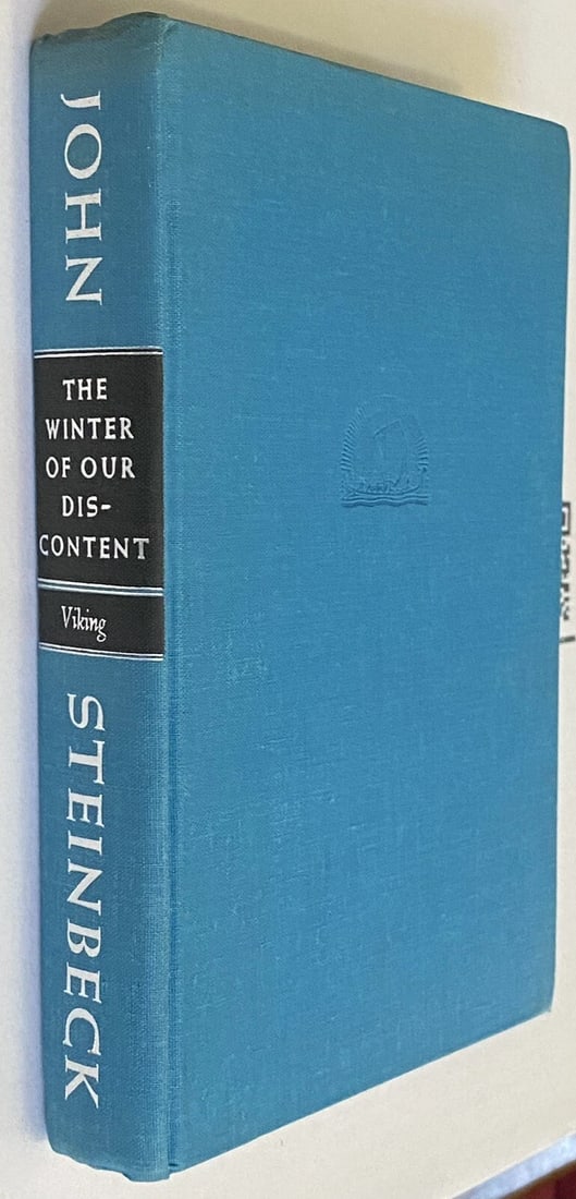 The Winter of our Discontent John Steinbeck 1961 First Edition/Print HC VG Cond.: Immerse yourself in the captivating world of "The Eye of Minds" by James Dashner. This first edition first printing hardcover novel, published by Random House Publishing Group in 2013, is a must-have