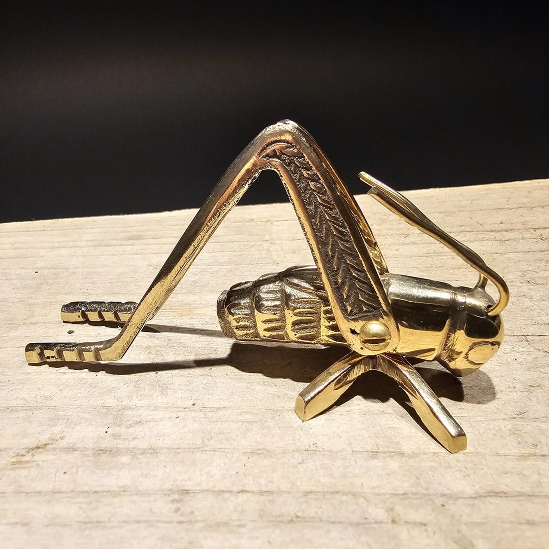 Good Luck Solid Brass Fireplace Hearth Cricket - 4