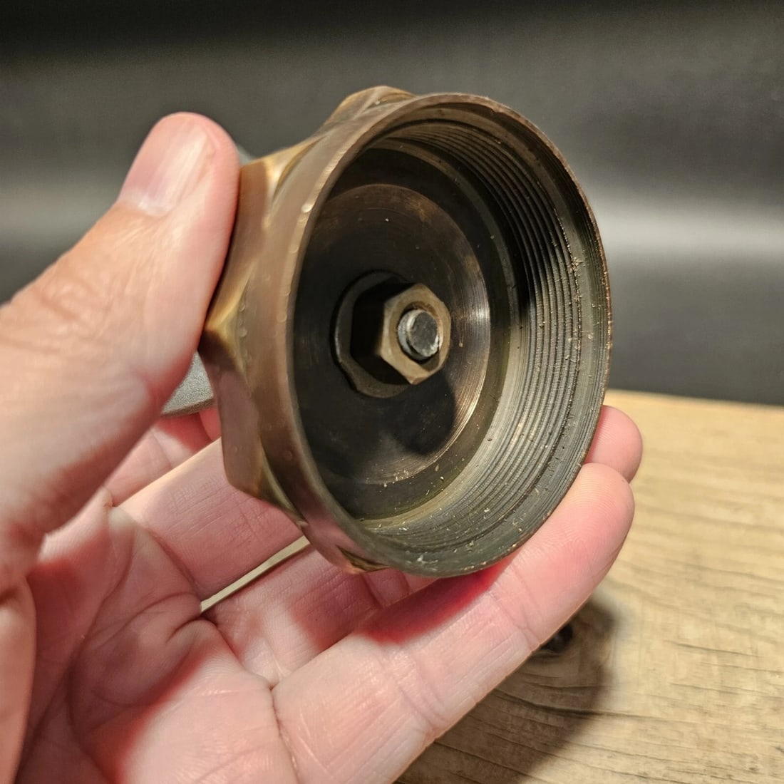 Iron Brass Devil Radiator Cap - 9