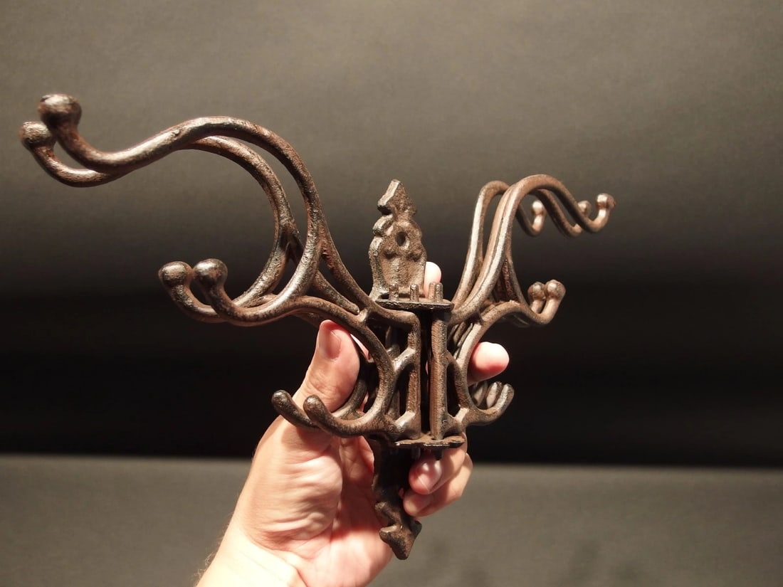 Swivel Folding Coat Hanger Rust Finish - 5