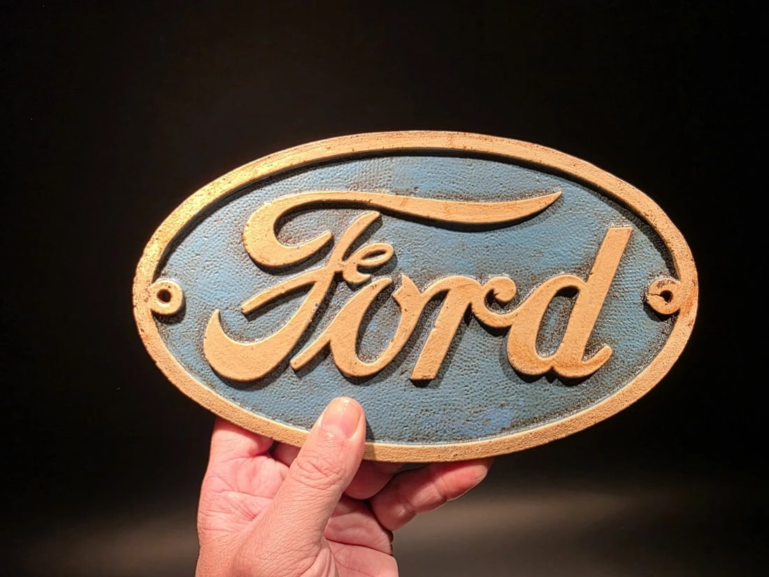 Cast Iron Ford Plaque Sign - 4