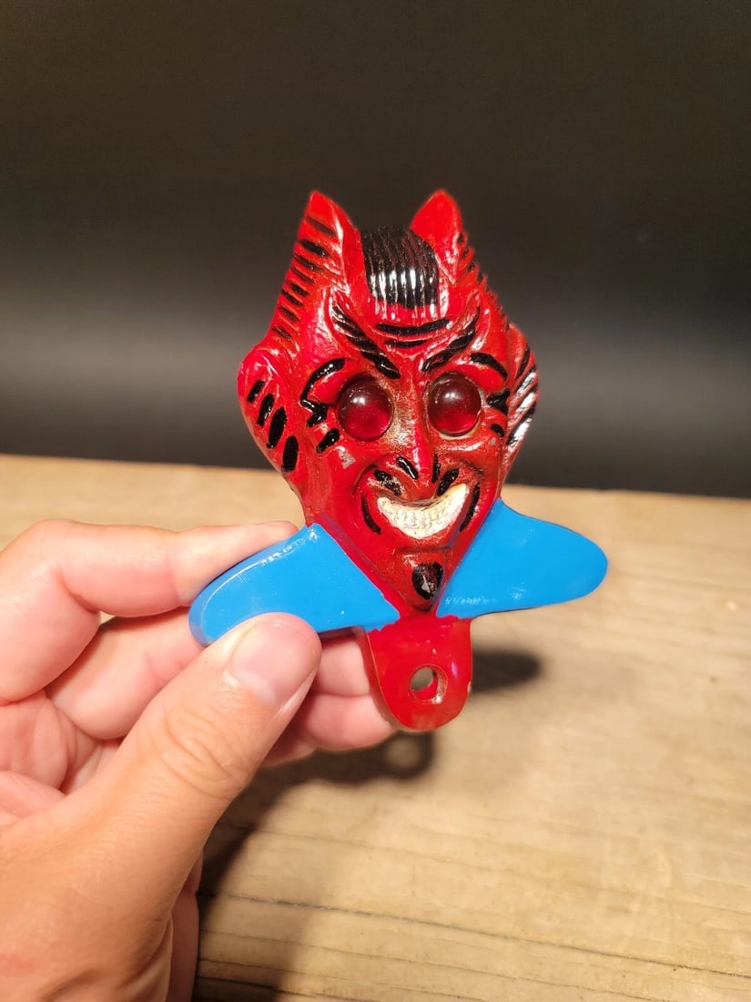 Devil License Plate Fob Topper - 13