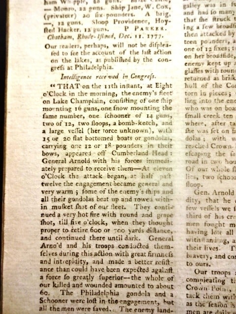 1777 Magazine Revolutionary War Content - 5