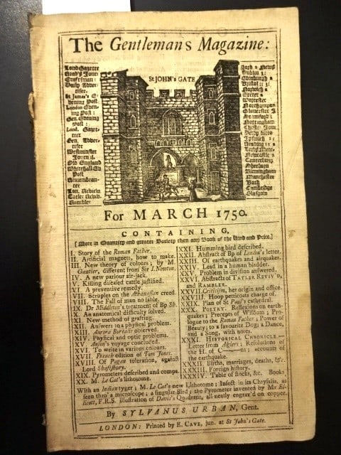 1750 Magazine Newton Theory of Lights California - 2