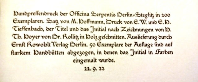 1922 Limited Edition Achilleis by Goethe - 3