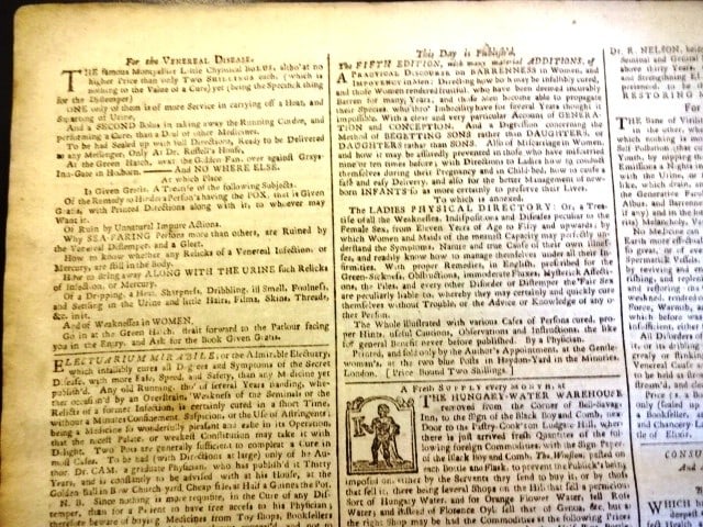 1732 Fog's Weekly Tariffs Balance of Trade - 5