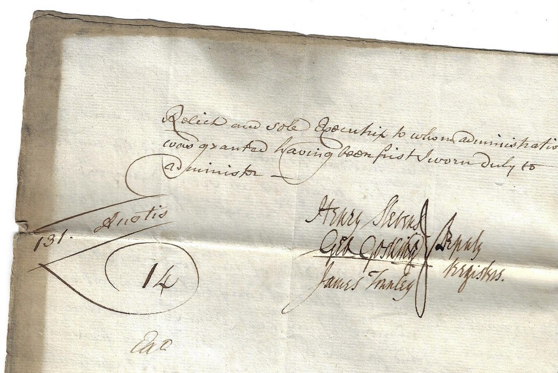 1744 Nicely Penned English Will - 3