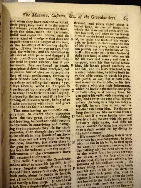 1767 Gentlemans Magazine Greenlanders Colonial News - 2