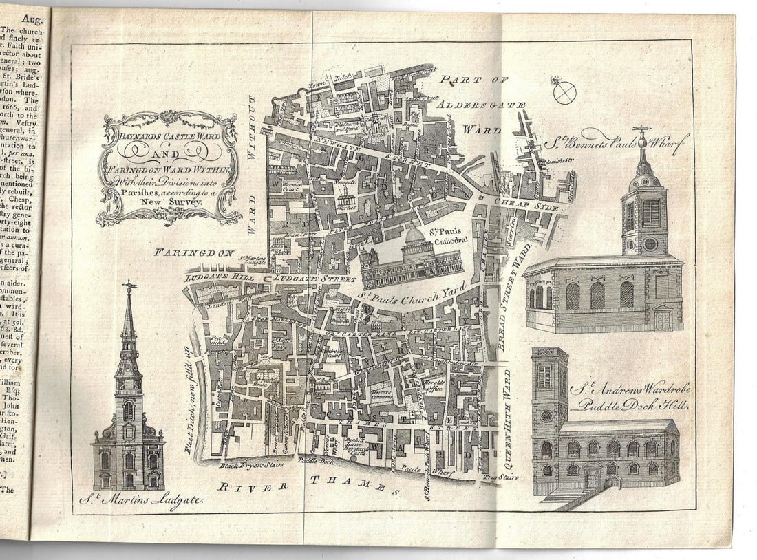 1767 Magazine Folding Plan London (1 of 3)