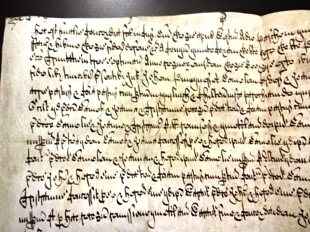 1663 English Vellum Manuscript Fine in Chancery Latin - 2