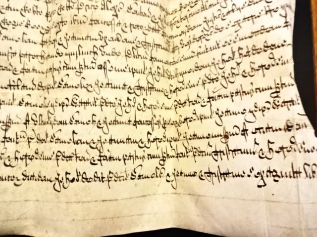 1663 English Vellum Manuscript Fine in Chancery Latin - 3