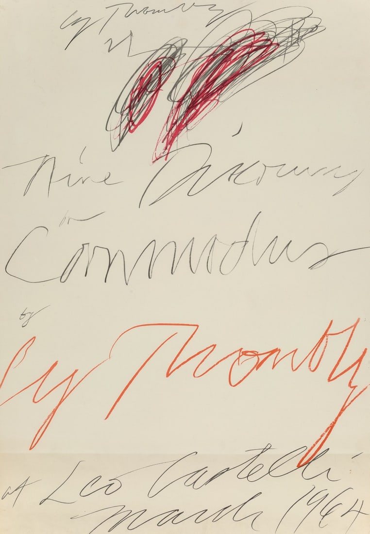 CY TWOMBLY 'NIN DISCOURSES' PRINT (1 of 1)