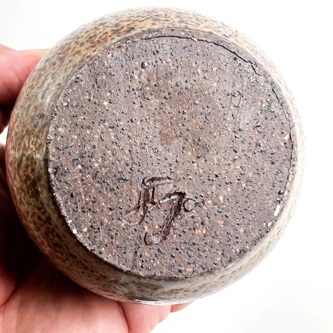 1970s Modern Studio Art Speckled Glazed Weed Pot Bud Vase - 9