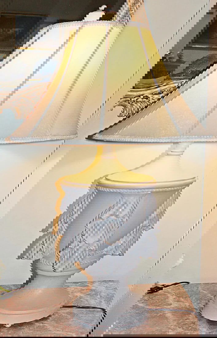 Painted Table Lamp - 2