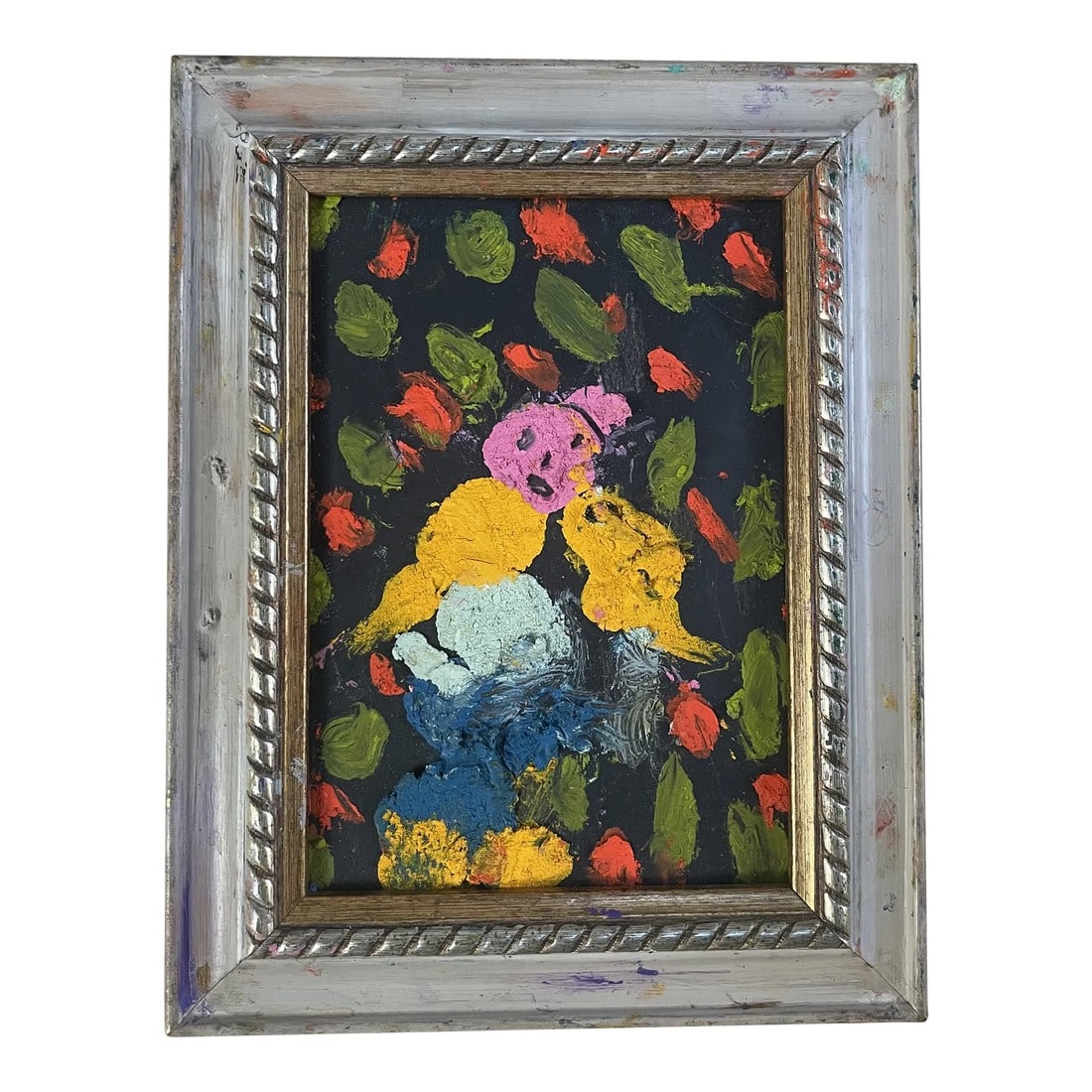 Color Spirits Oil Painting by James Havard C. 2016: James Havard's career can be divided into three broad periods: realism (1960s), abstract illusionism (1970s), and abstract expressionism with tribal and outsider influences (1980s and beyond). He