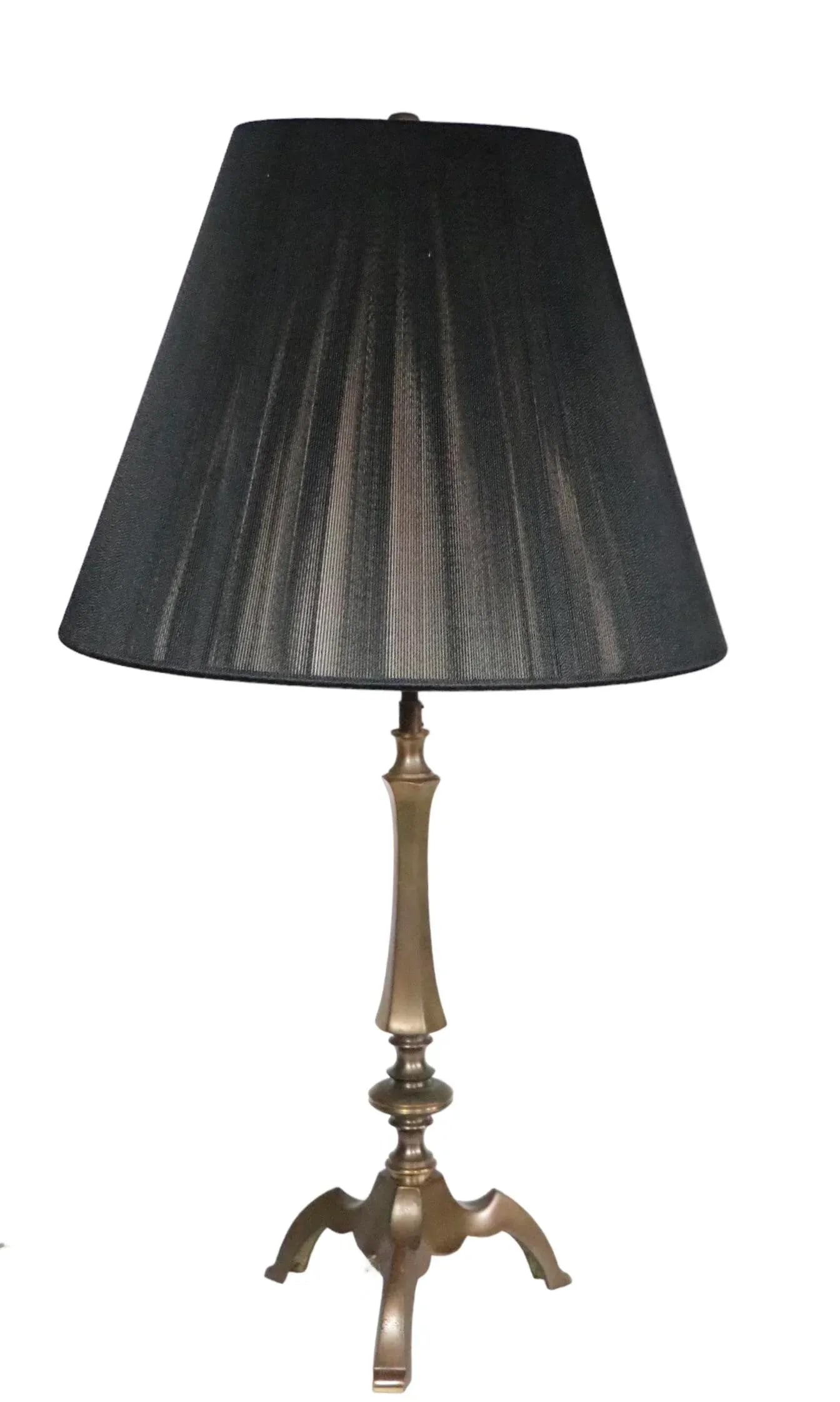 Brass Candlestick Table Lamp by Warren Kessler - 10