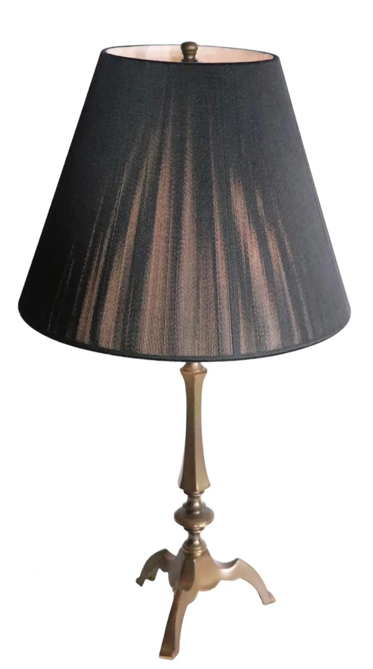 Brass Candlestick Table Lamp by Warren Kessler - 4