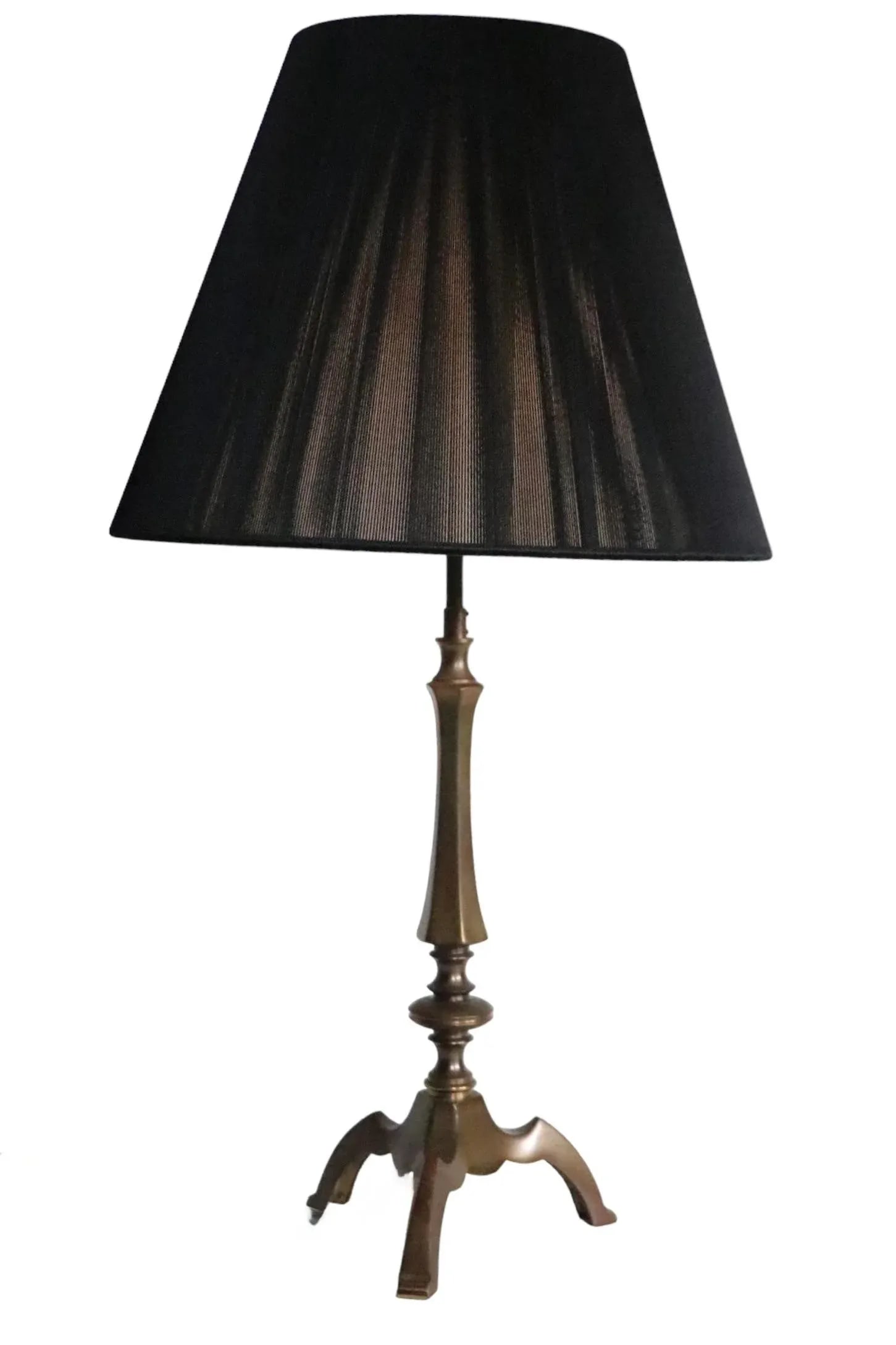 Brass Candlestick Table Lamp by Warren Kessler - 6