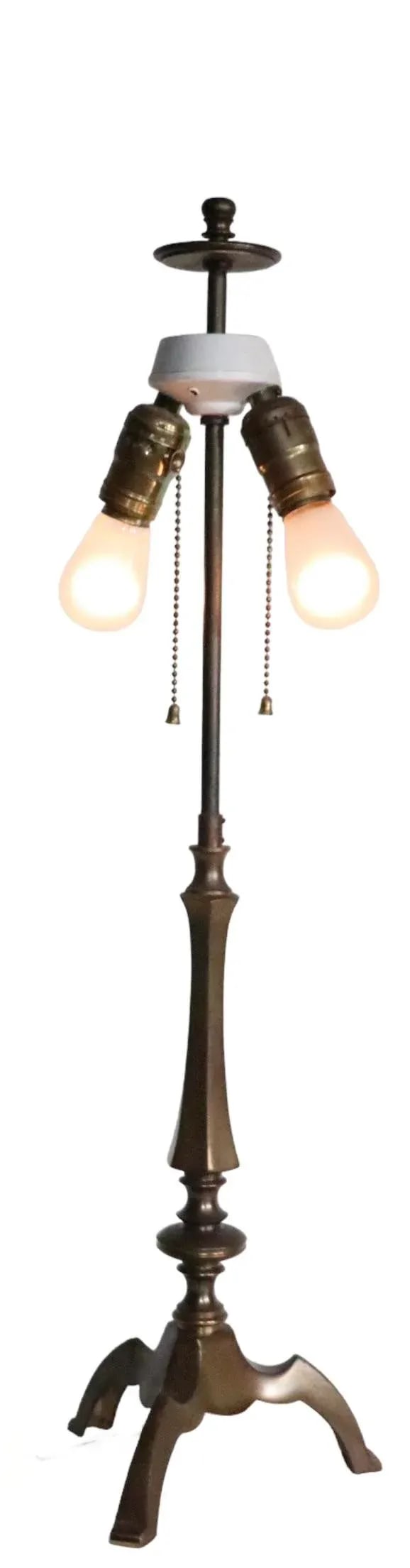 Brass Candlestick Table Lamp by Warren Kessler - 9