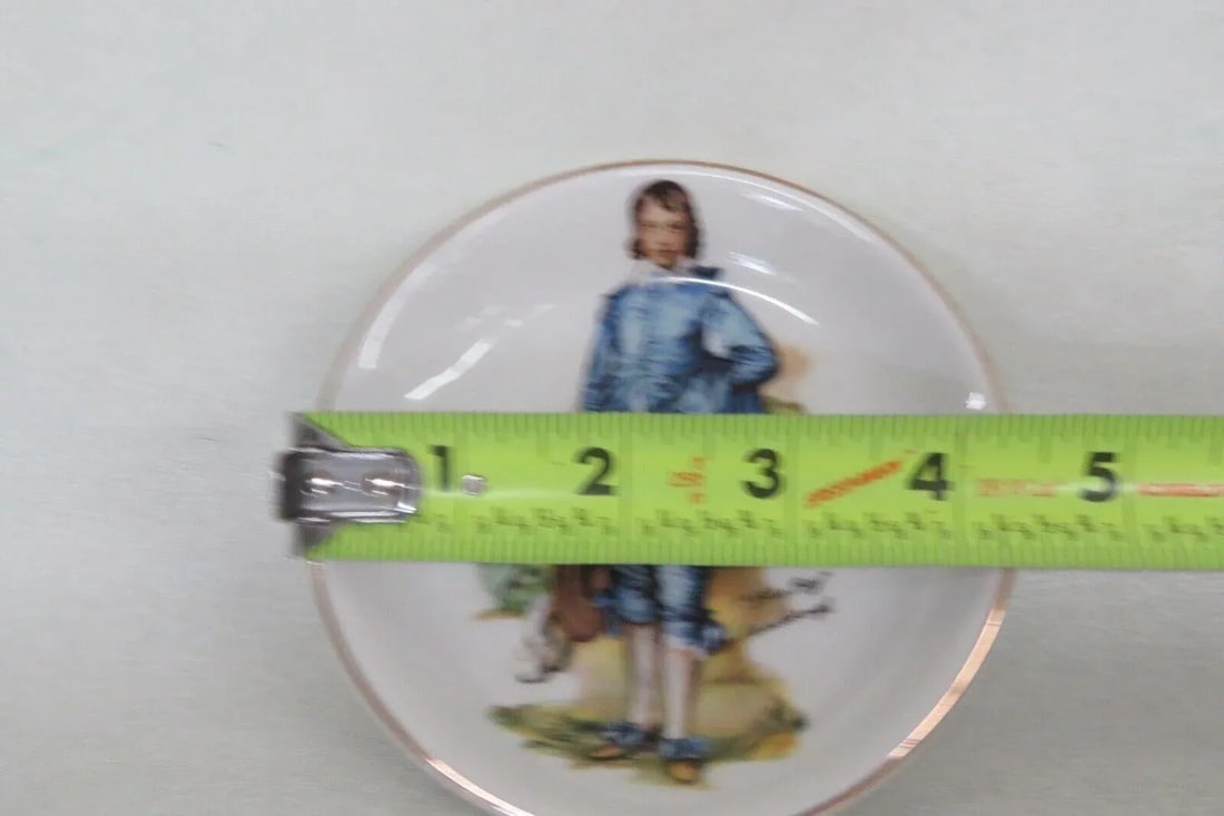 Wood and Sons England Porcelain Blue Boy Trinket Vanity Dish - 2