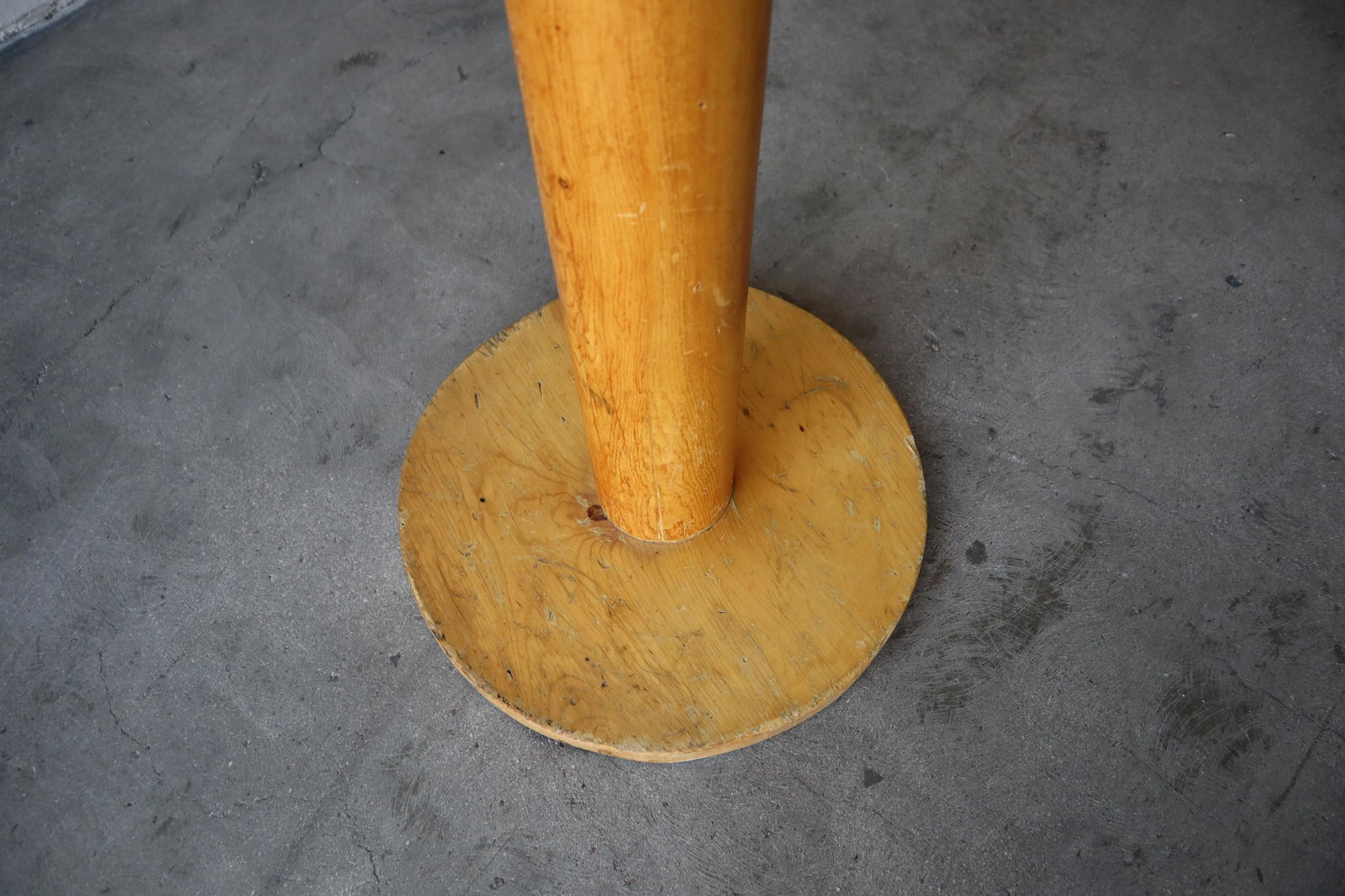 Vintage Solid Pine Wood Sculpture Coat Rack - 5