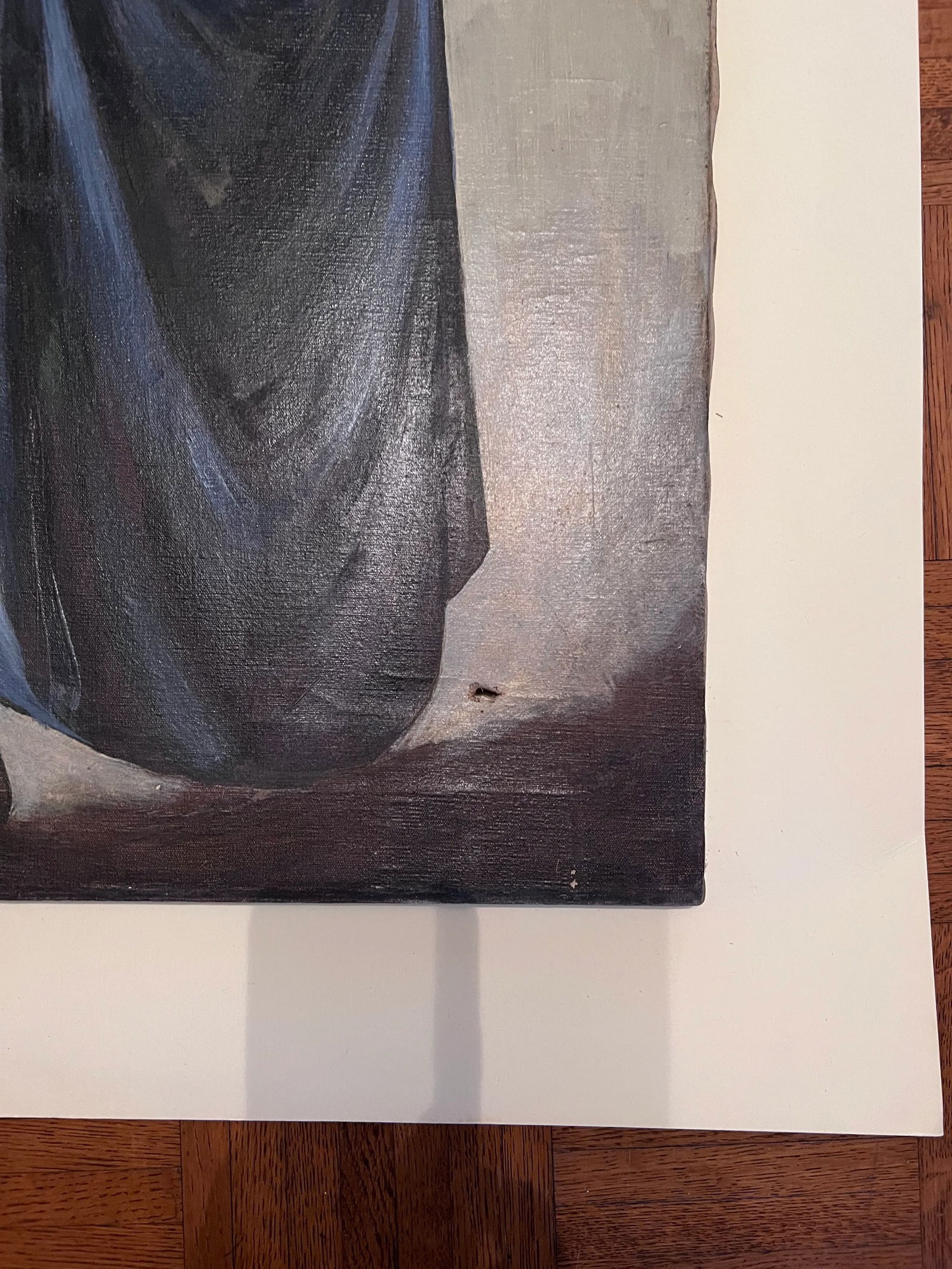 Male Figure Study, Painting by Tony Trezza, Circa 1940s - 5