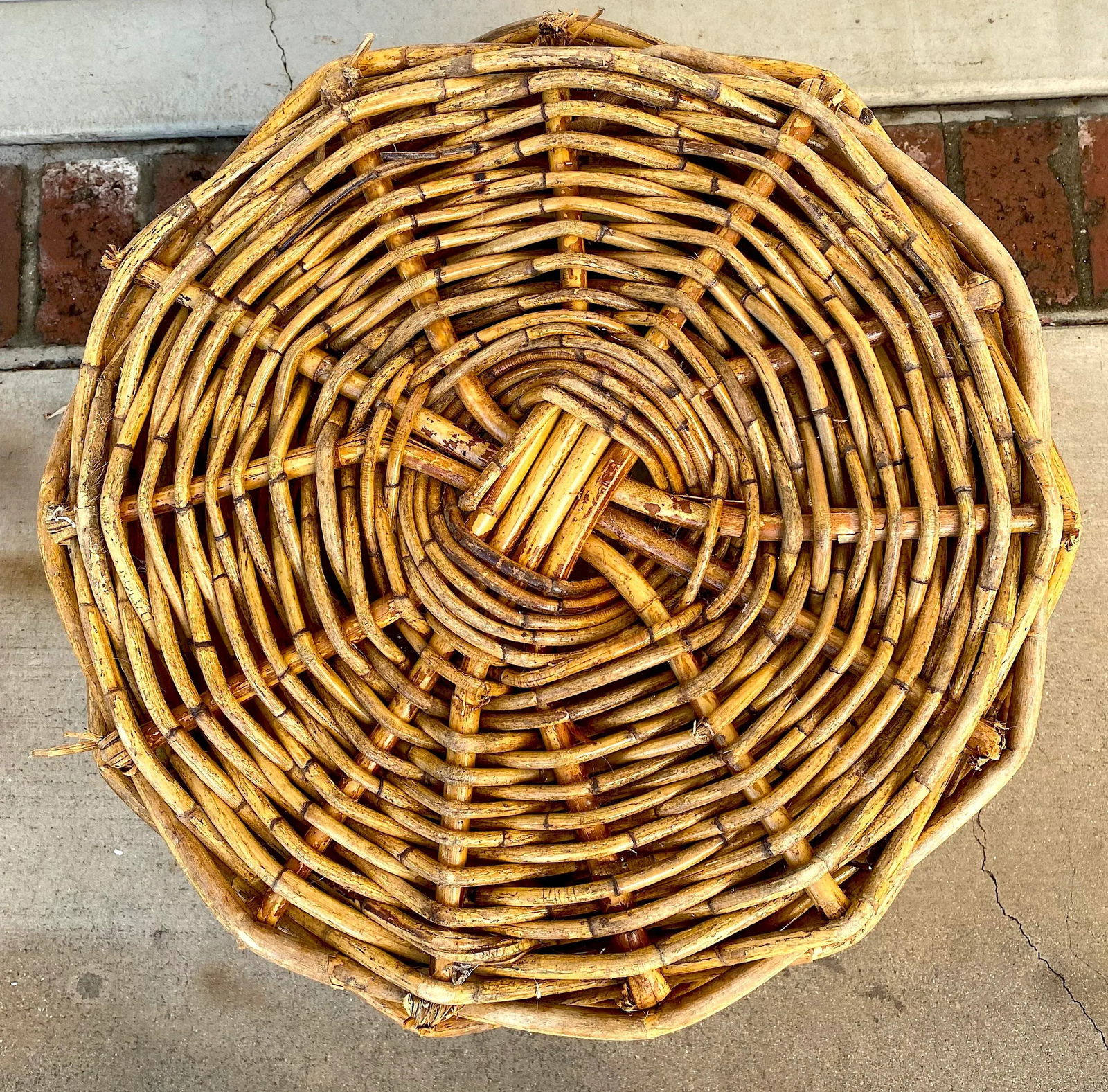 Large Rattan Basket - 2