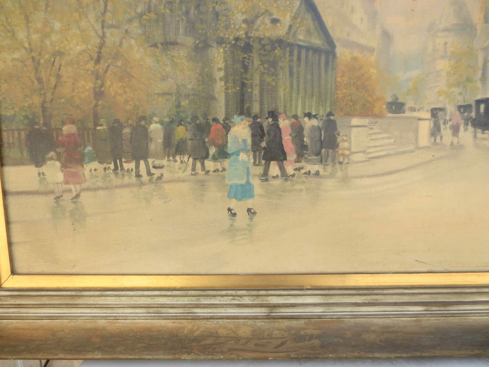 Antal Berkes Post Impressionist Paris Street Scene Circa 1920s - 2