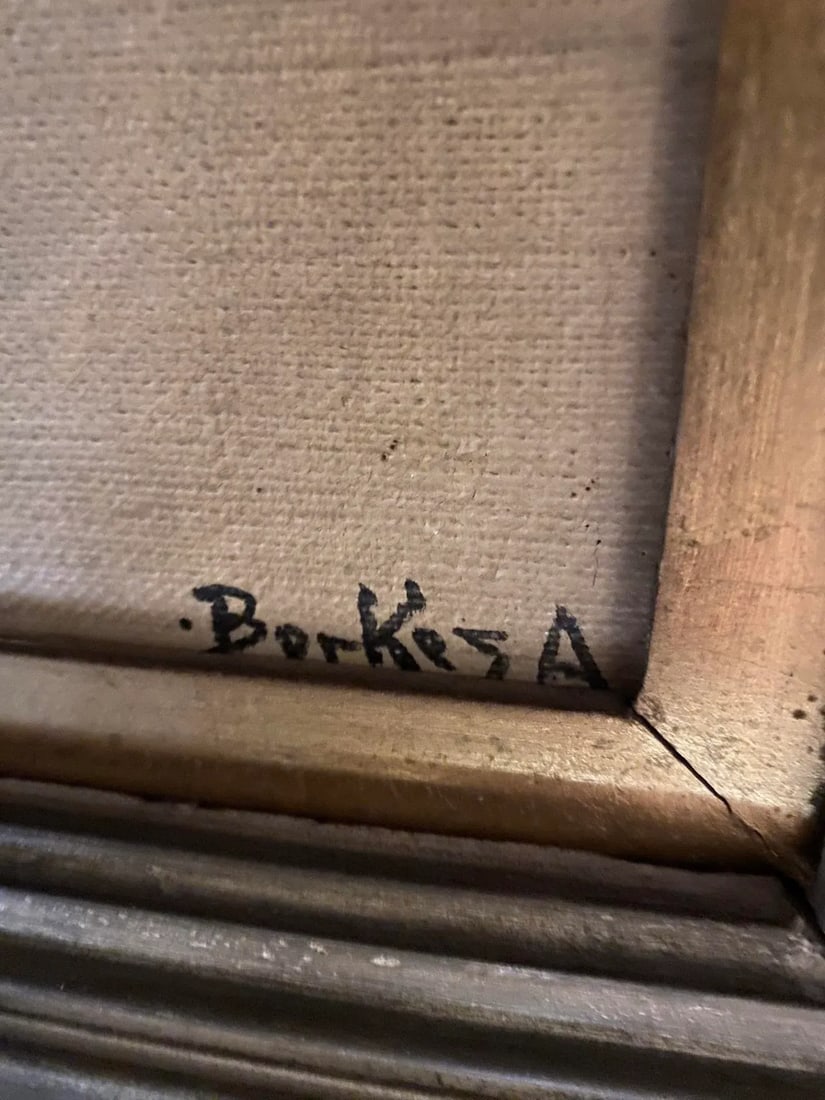 Antal Berkes Post Impressionist Paris Street Scene Circa 1920s - 9