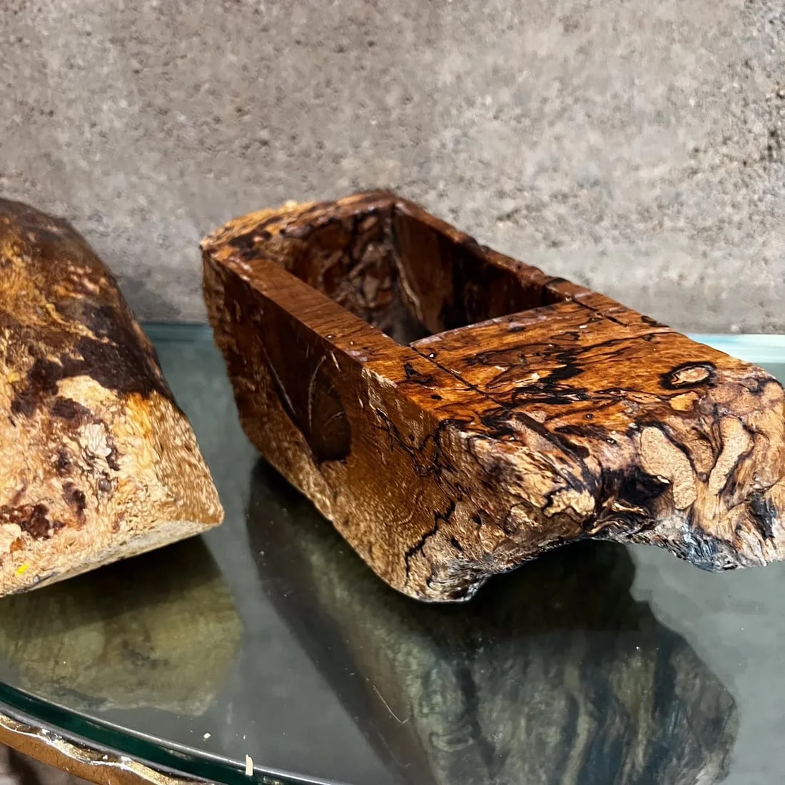 1970s Don Shoemaker for SeÃ±al Carved Root Wood Box Mexico - 7