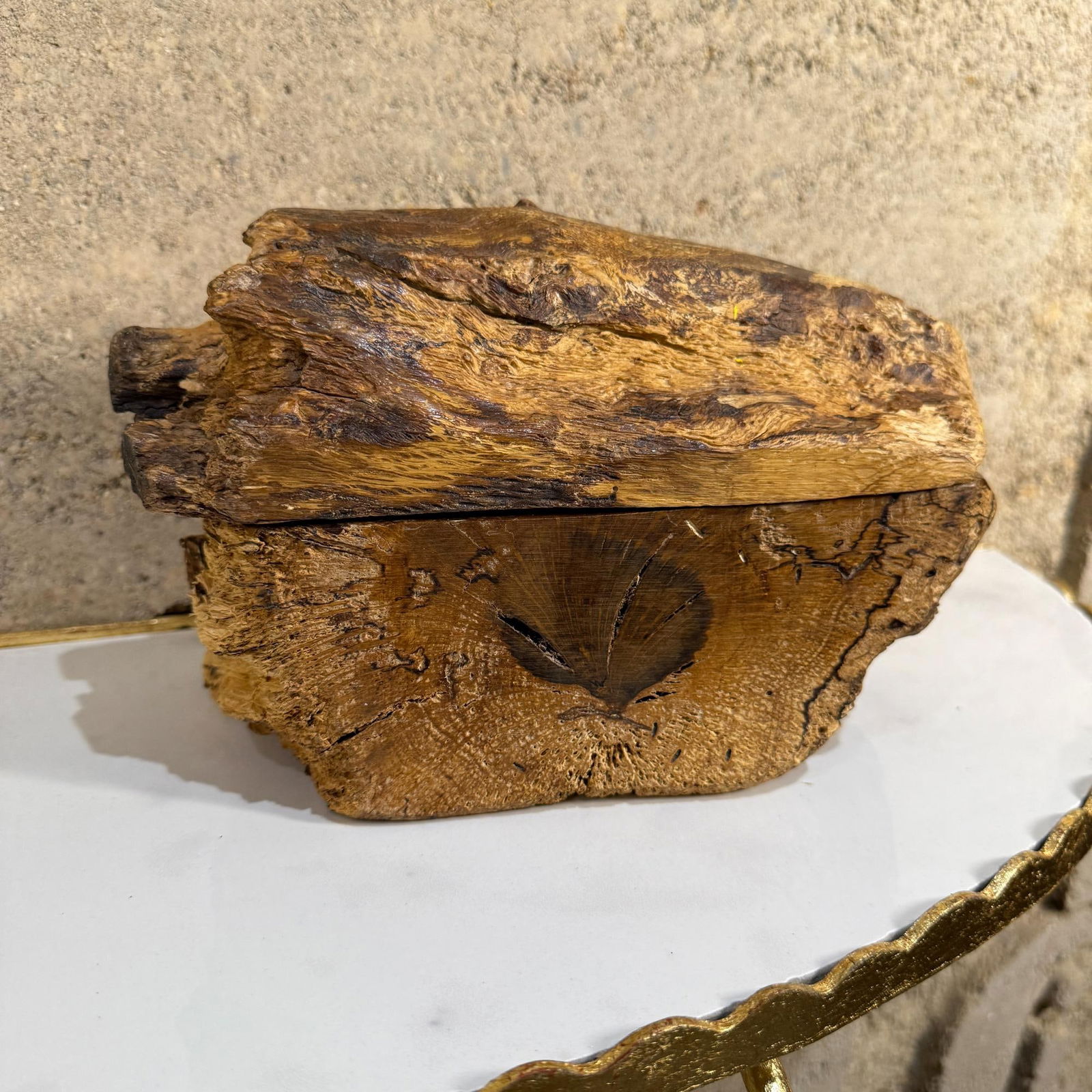 1970s Don Shoemaker for SeÃ±al Carved Root Wood Box Mexico - 9