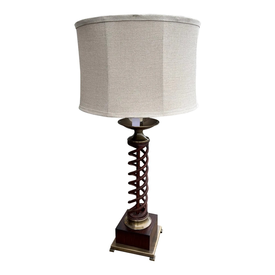 1980s Frederick Cooper Style Helix Lamp (1 of 4)