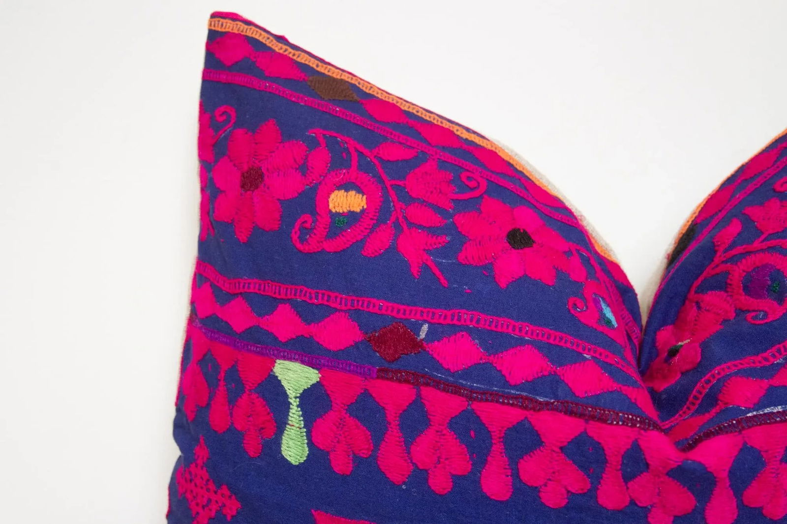 Nini Embroidered Floral Pillow - 3