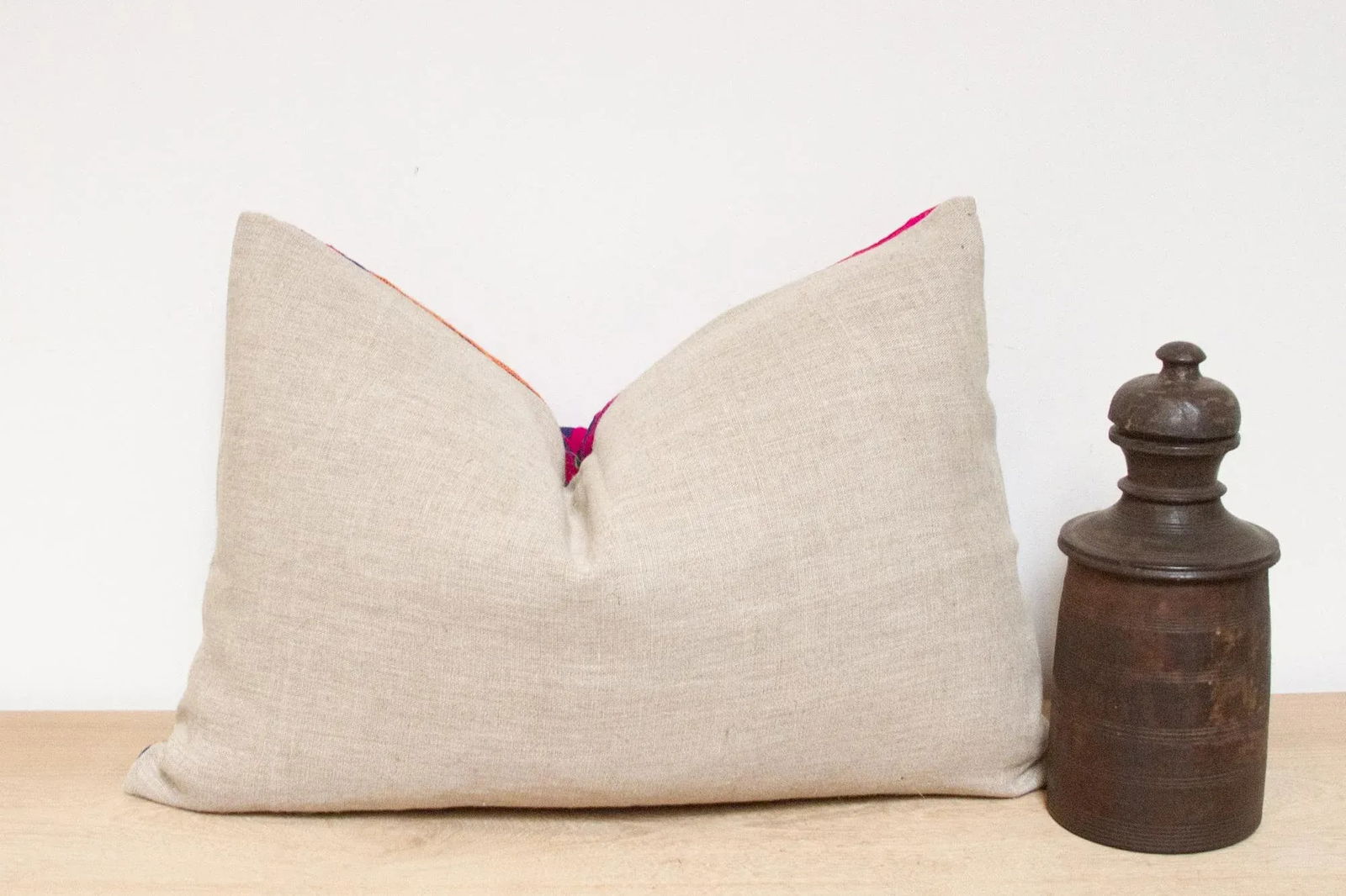 Nini Embroidered Floral Pillow - 5