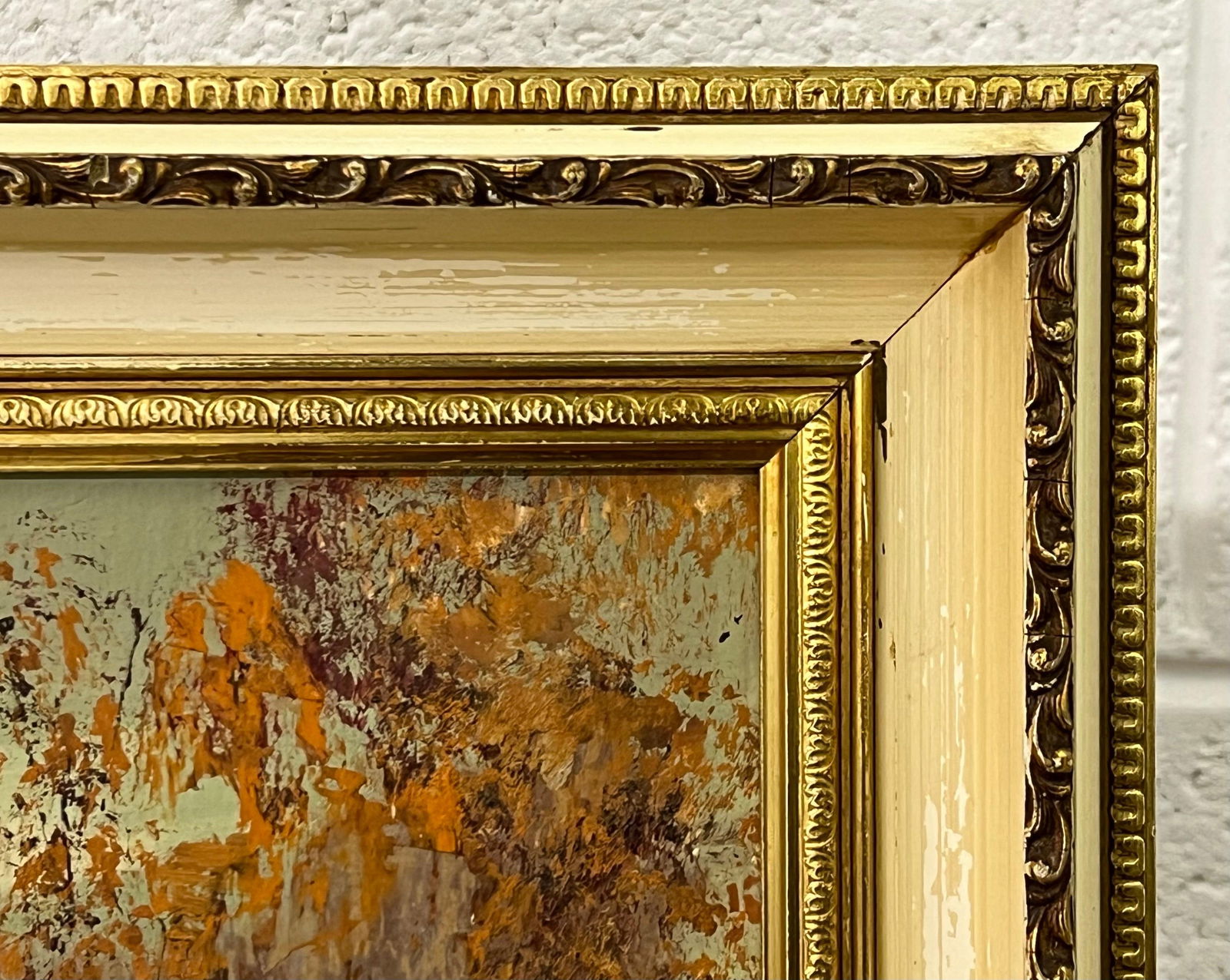 Original Impasto Oil Painting Art of an Autumnal River Landscape by Irish Artist, 1985 - 9