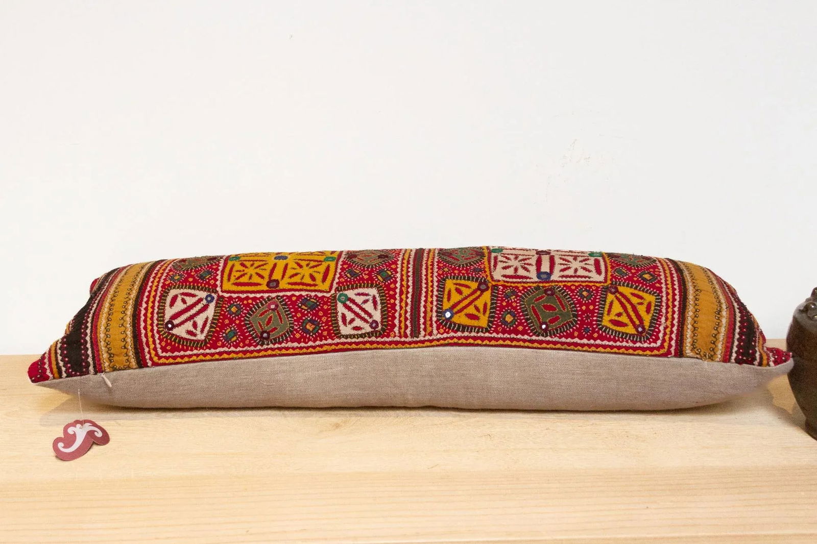 Lambani Jaisalmer Patchwork Throw Pillow - 6