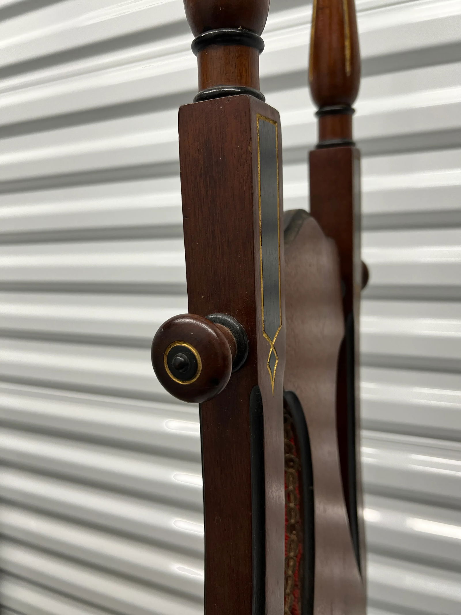 Unusual 19th C., Victorian Aesthetic Movement Petit Point Boot Jack - 10