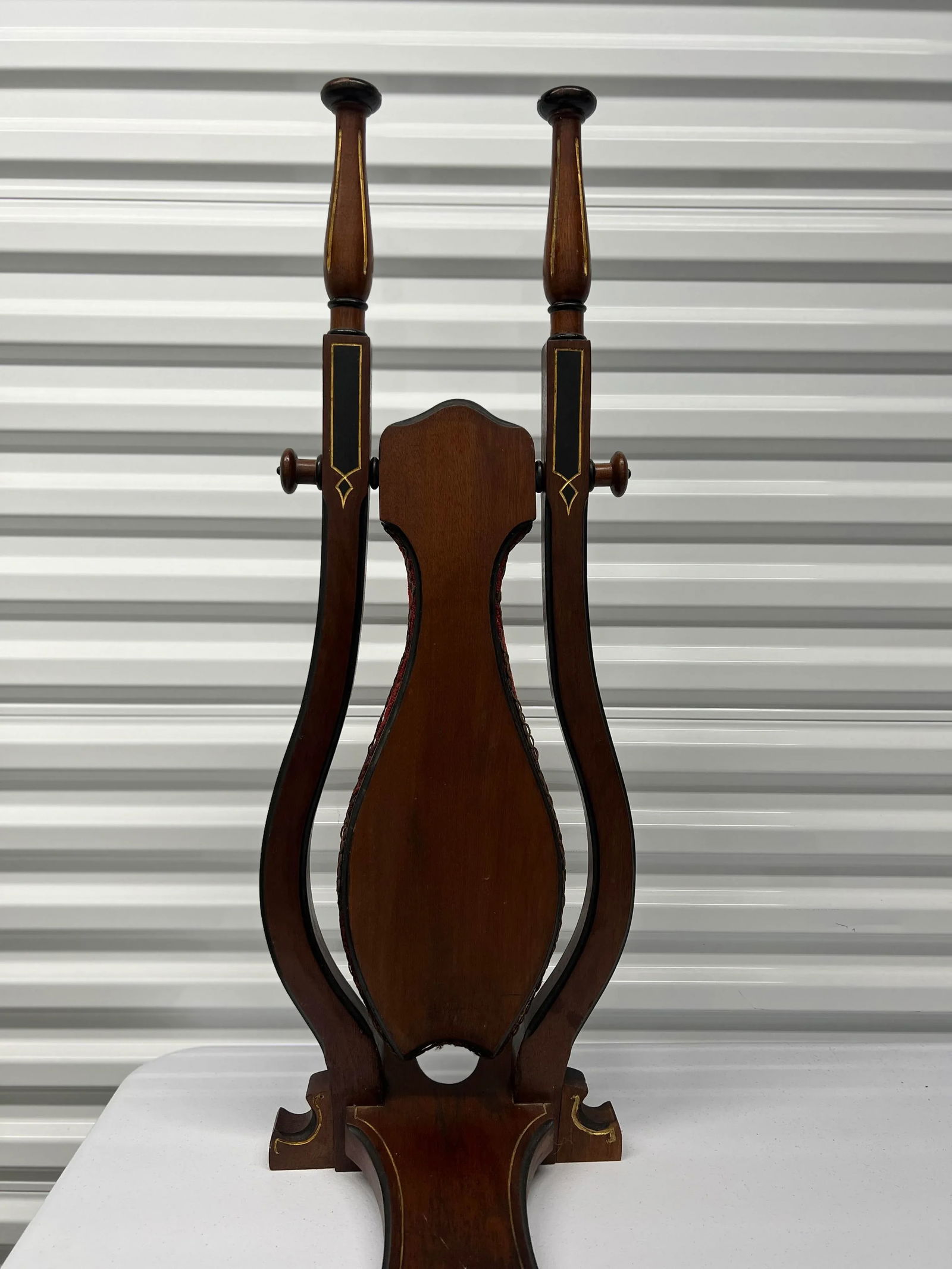 Unusual 19th C., Victorian Aesthetic Movement Petit Point Boot Jack - 7